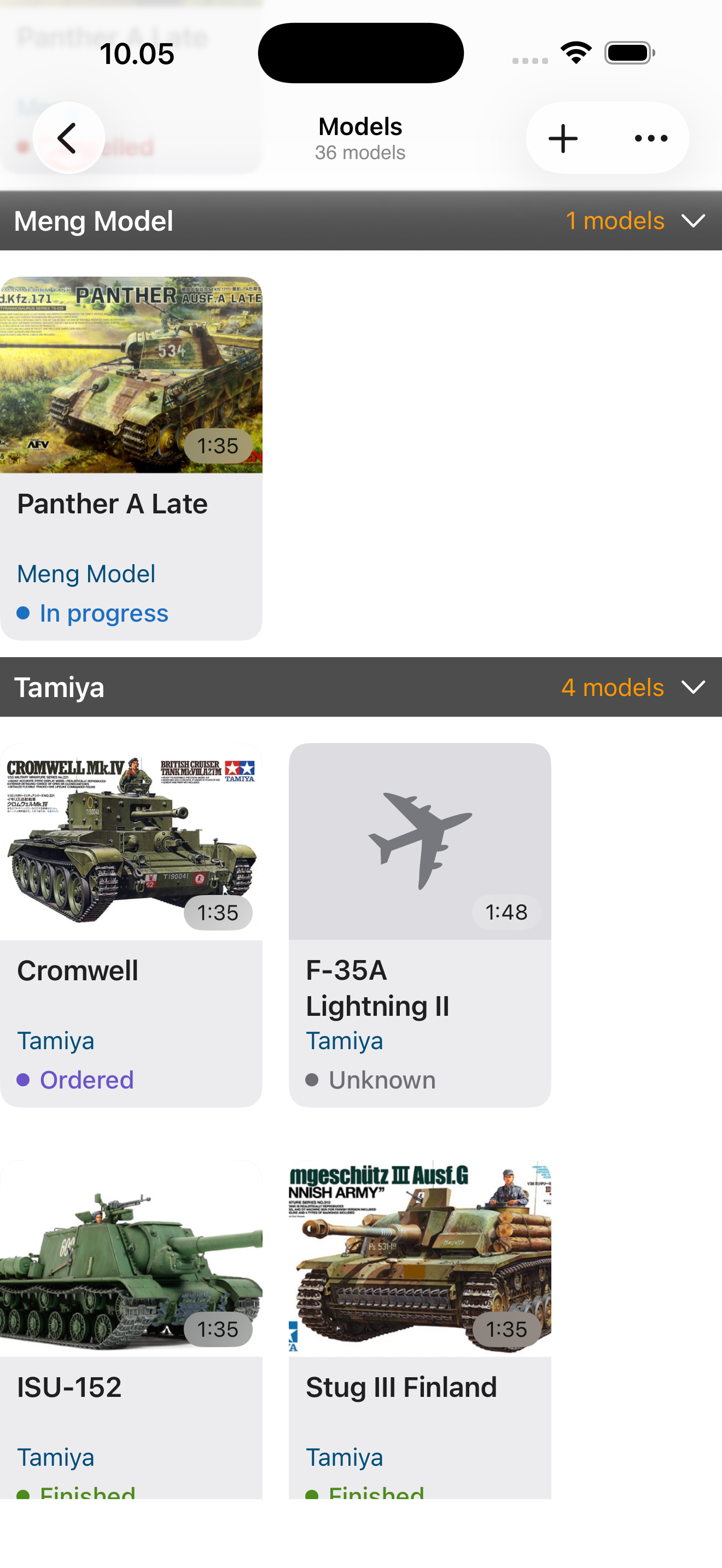 List of model projects